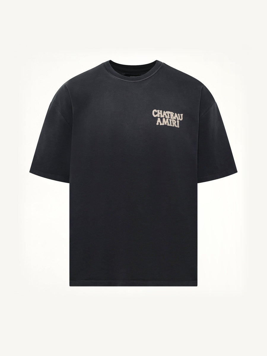 Chateau Amiri Oversized T-Shirt in Black