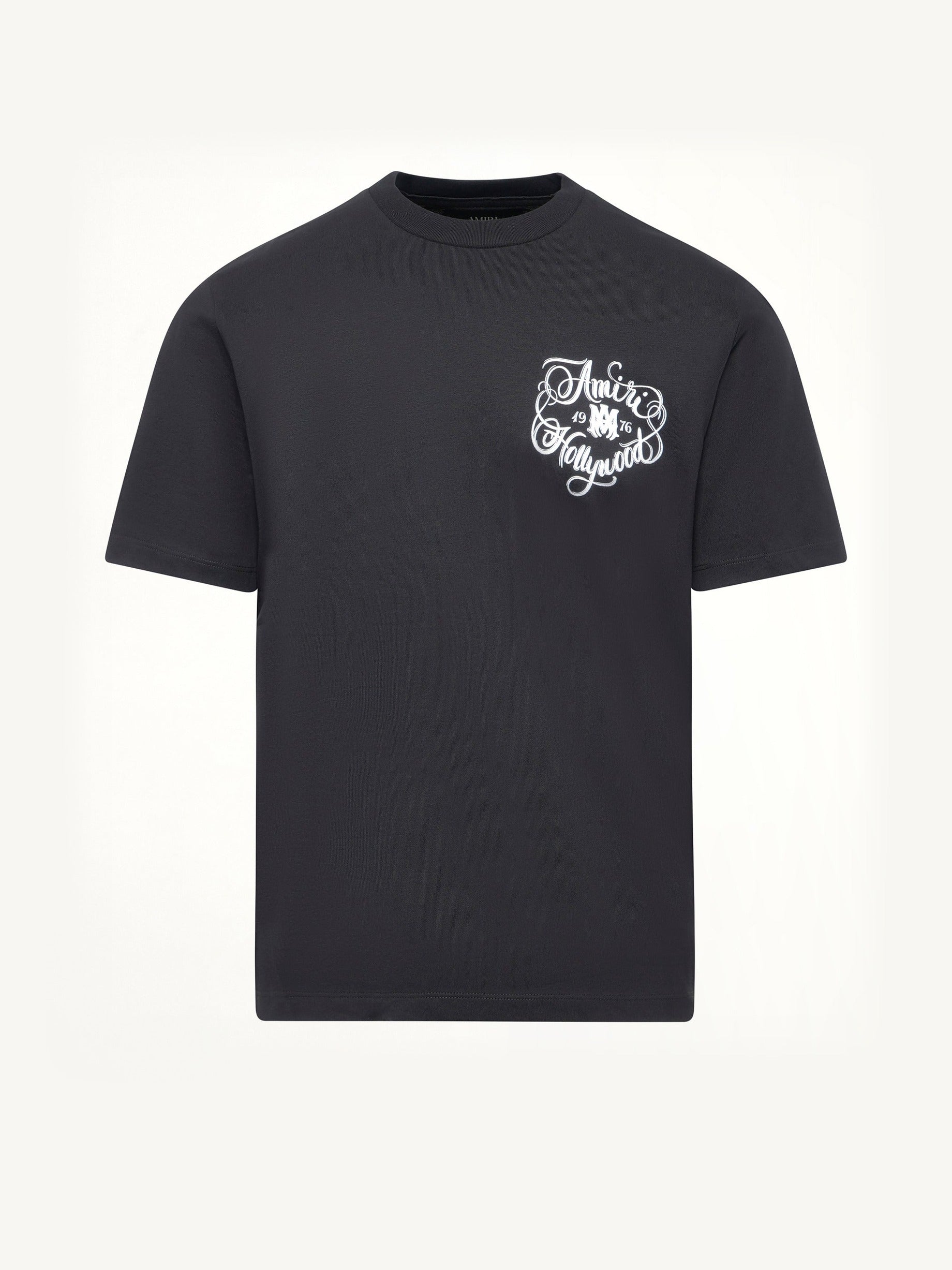 Amiri Hollywood T-Shirt in Black
