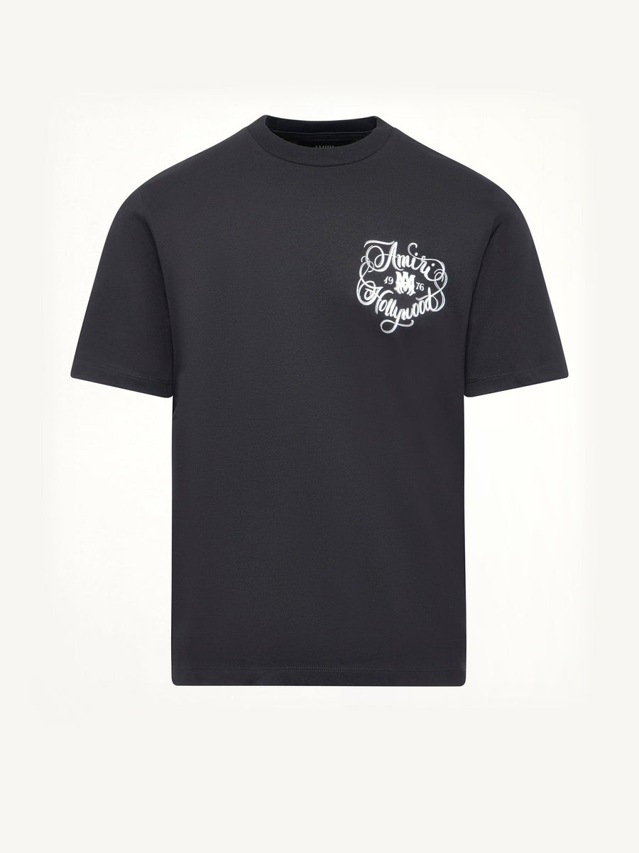 Amiri Hollywood T-Shirt in Black