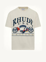 USA Sailing Icon T-Shirt in Vintage White