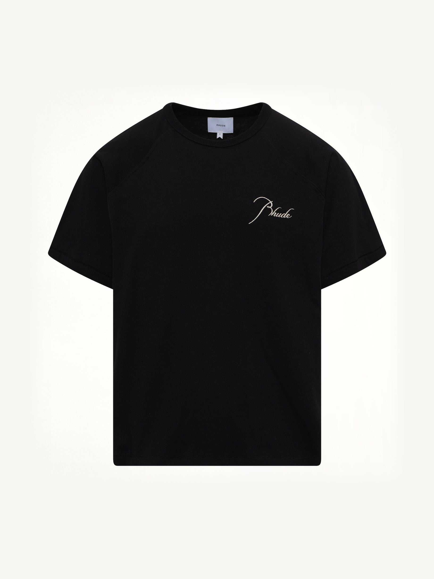 Classique Raglan T-Shirt in Black/White