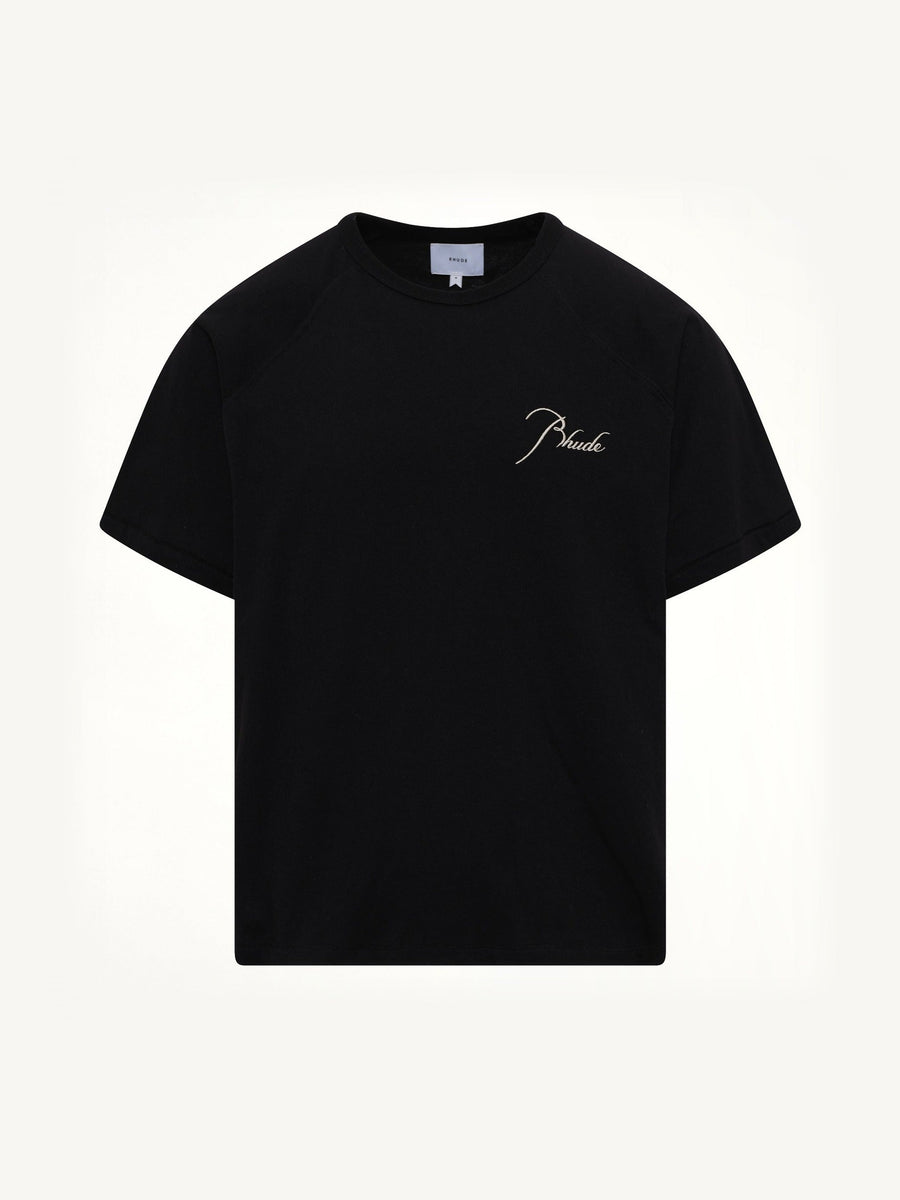 Classique Raglan T-Shirt in Black/White