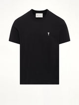 Contrasted Ami De Coeur T-Shirt in Black