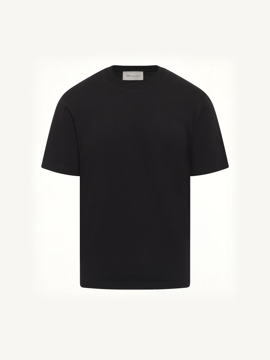 Small Embossed ADC T-Shirt in Black