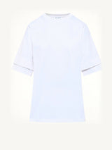 Layered T-Shirt in White