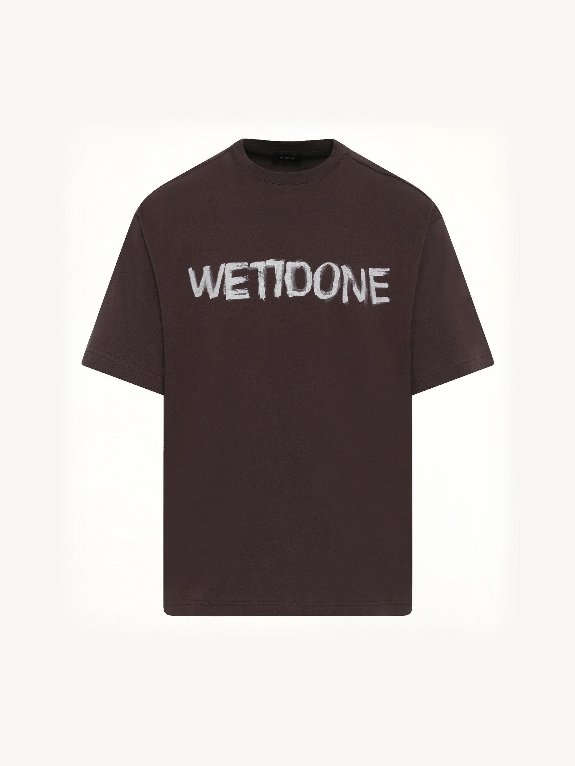Logo Painted T-Shirt in Charcoal