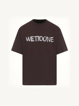 Logo Painted T-Shirt in Charcoal