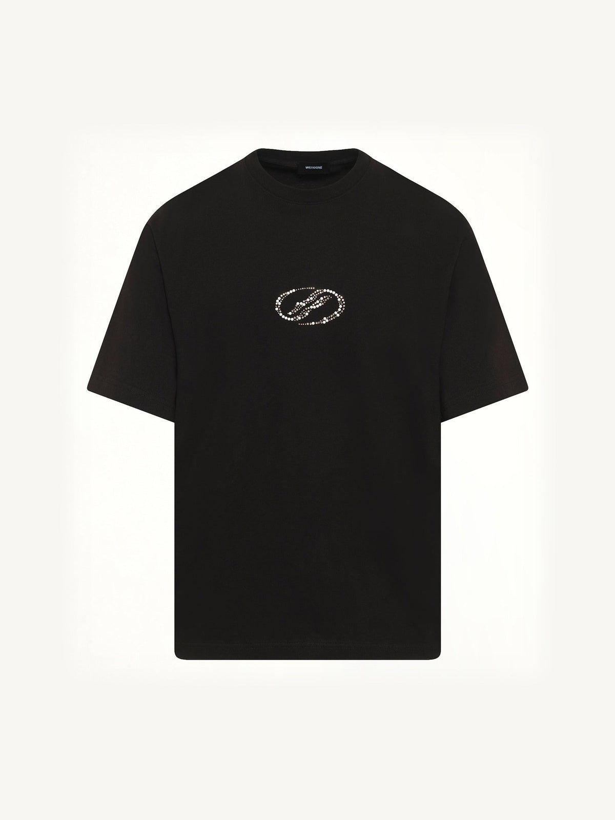 Rhinestone T-Shirt in Black