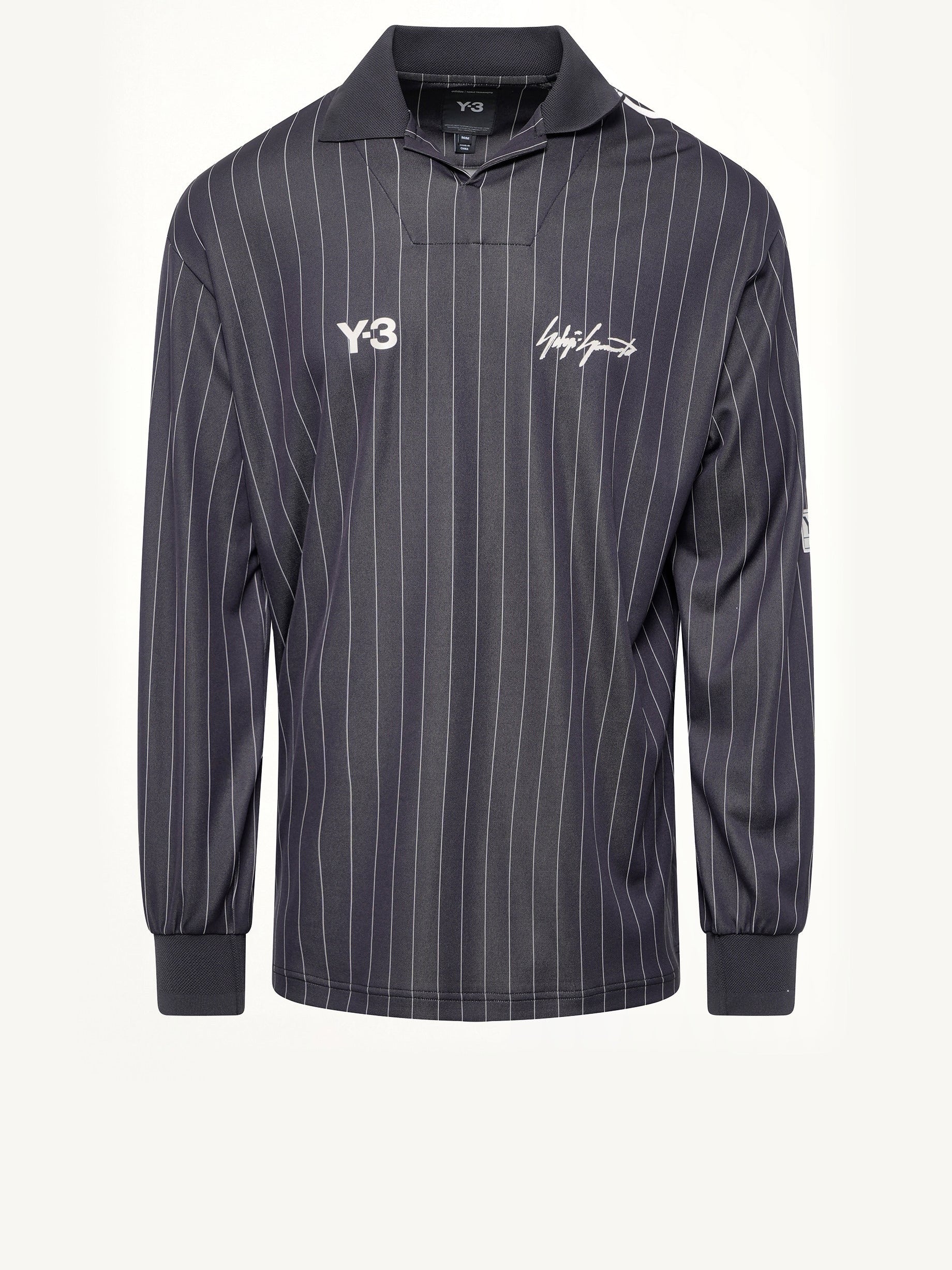 Elite 5 Long Sleeve Football Jersey in Black