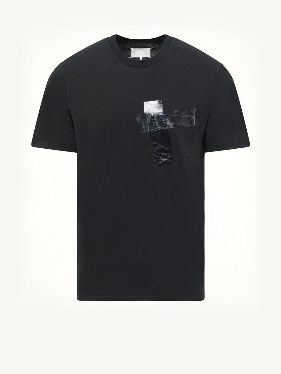 Tape T-Shirt in Vintage Black