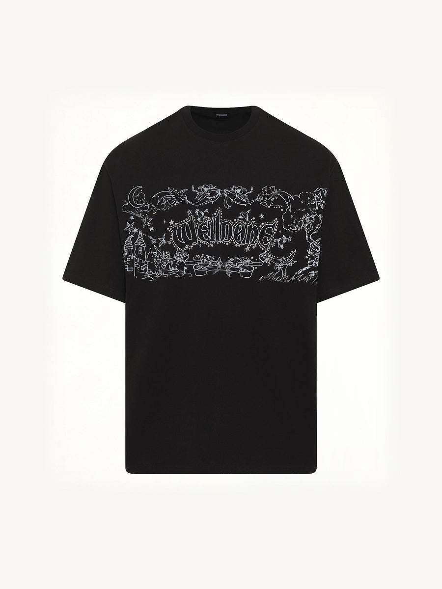 Ending Credit T-Shirt in Black