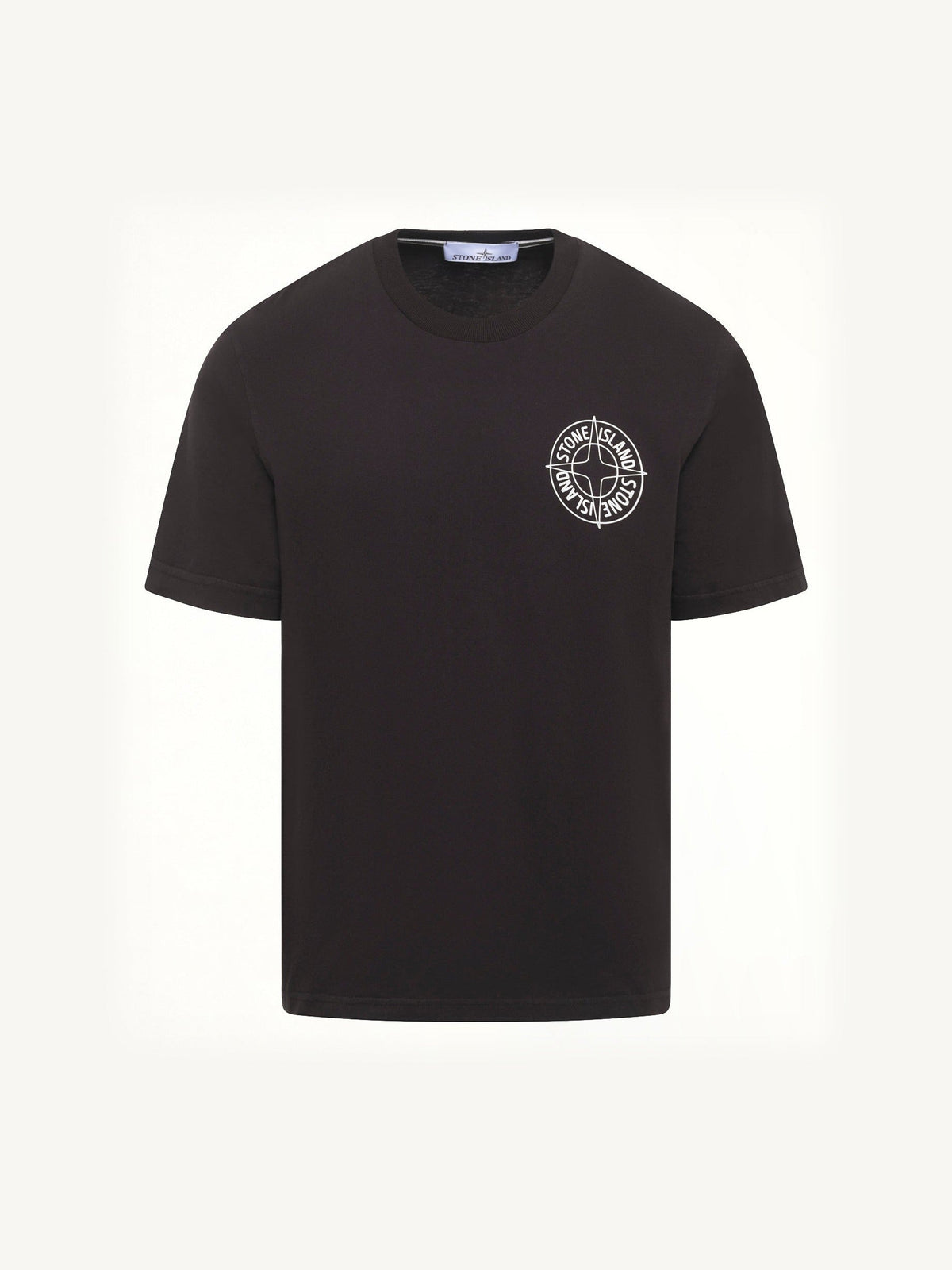 2100001 Chest Logo T-Shirt in Black