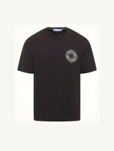 2100001 Chest Logo T-Shirt in Black