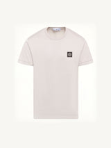 2100027 Logo Patch T-Shirt in Pearl Grey