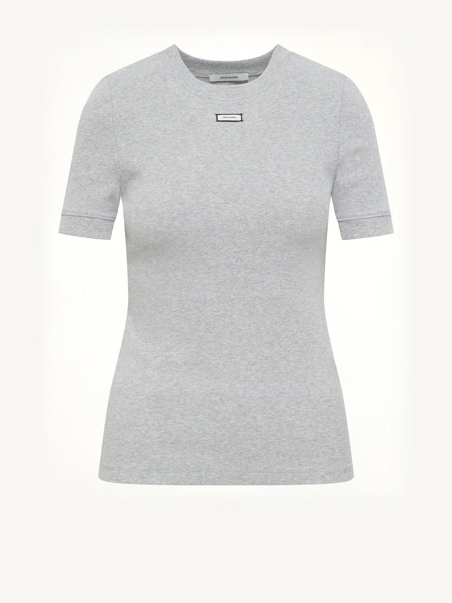 Lounge T-Shirt in Pebble