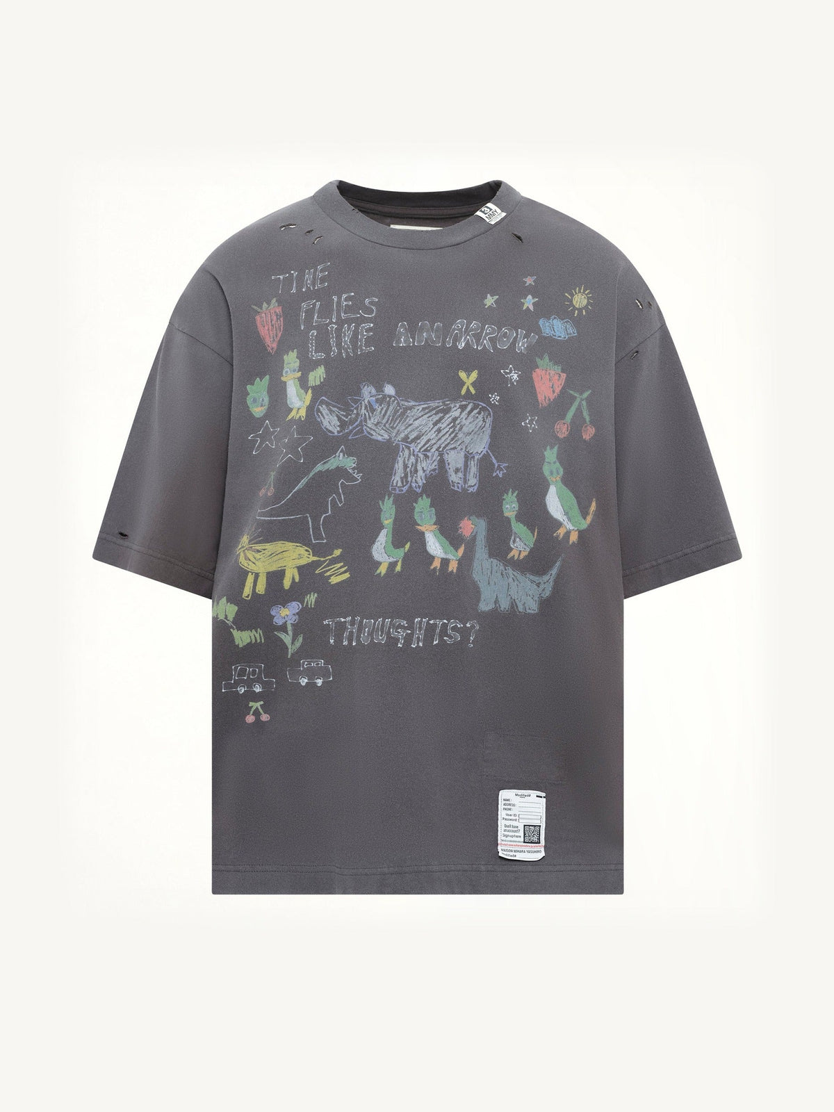 Kids Doodle T-Shirt in Black