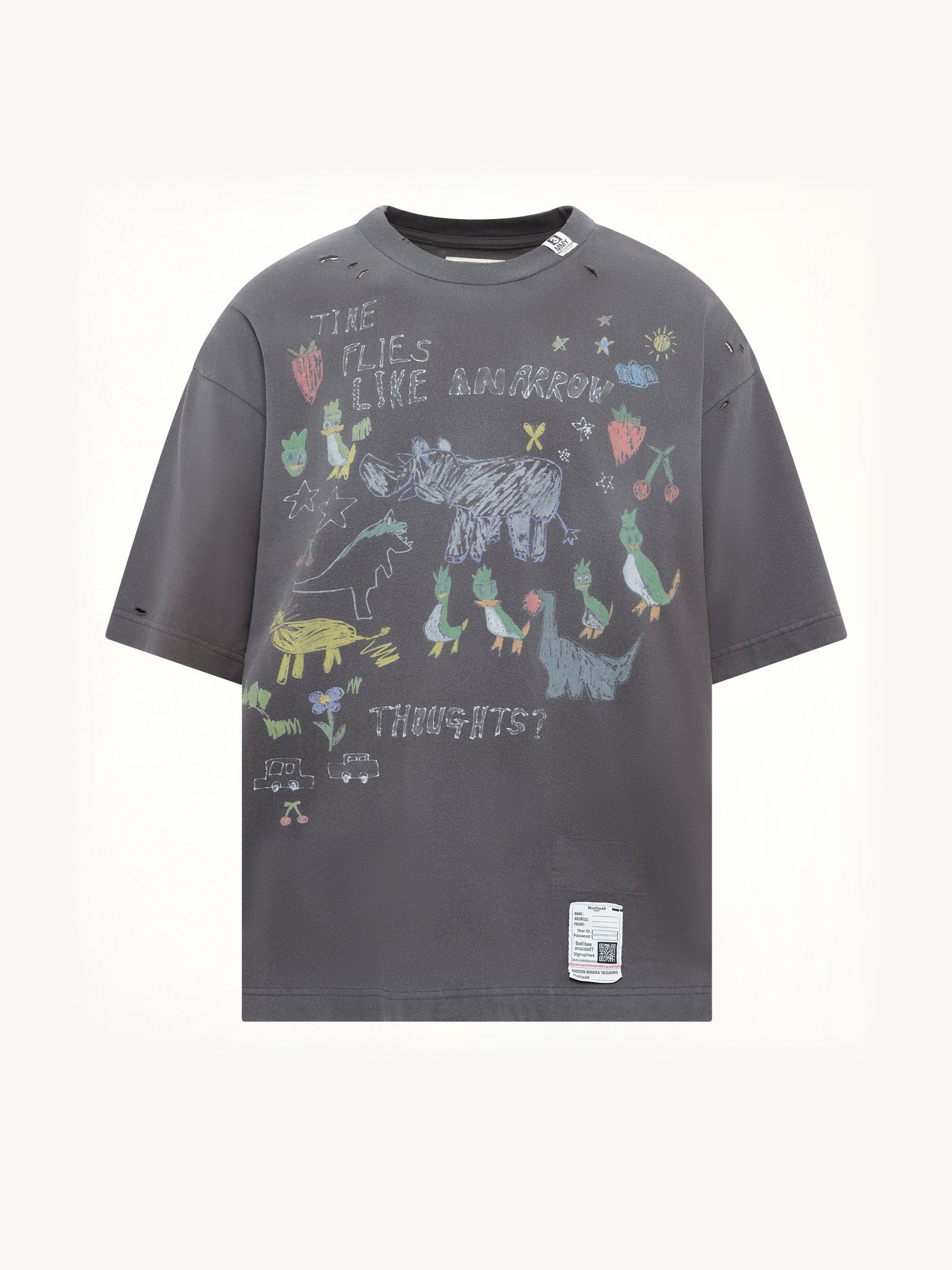 Kids Doodle T-Shirt in Black