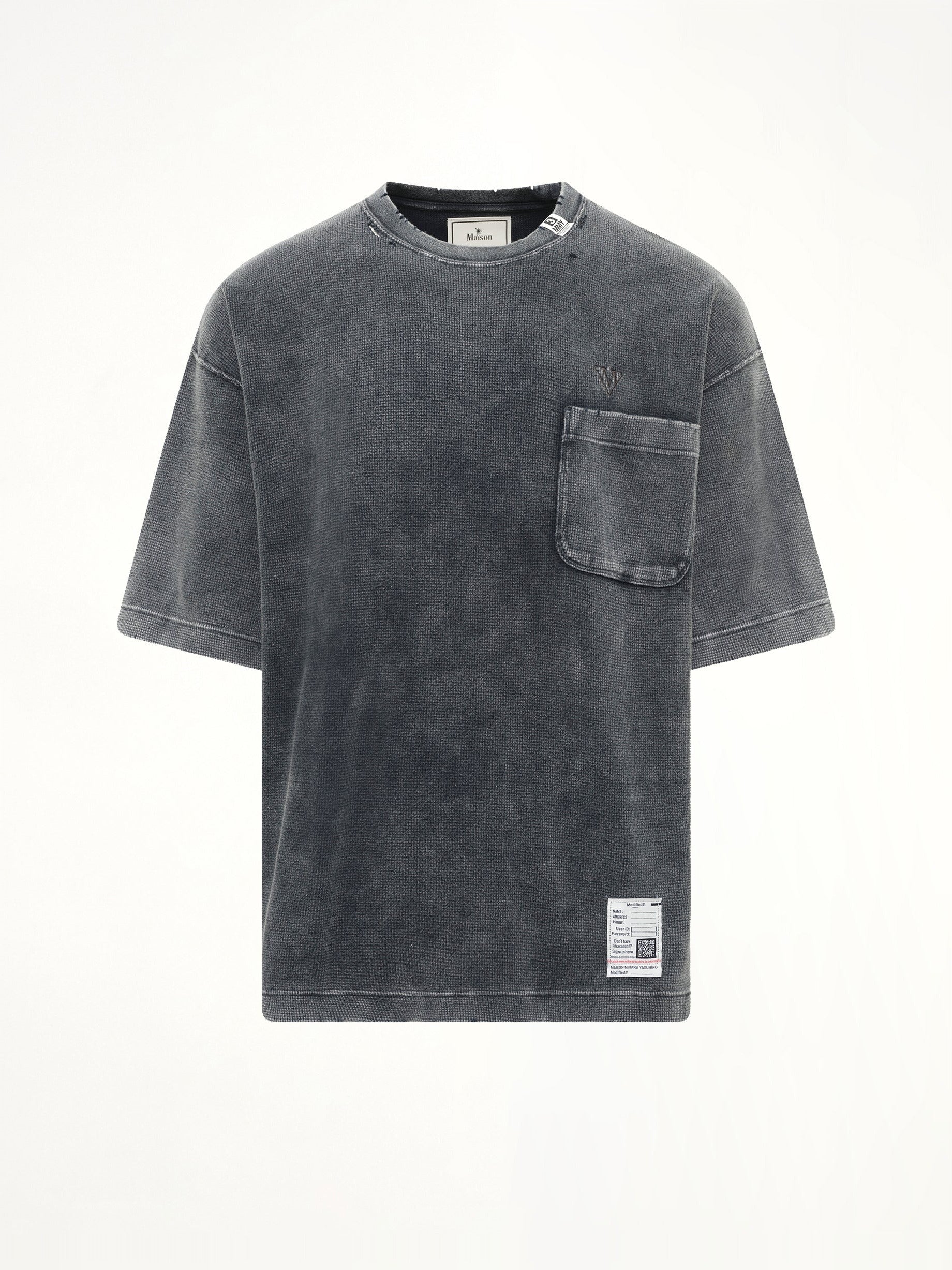 Bleached T-Shirt in Black