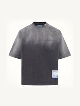 Instrumental Distressed SS T-Shirt in Black