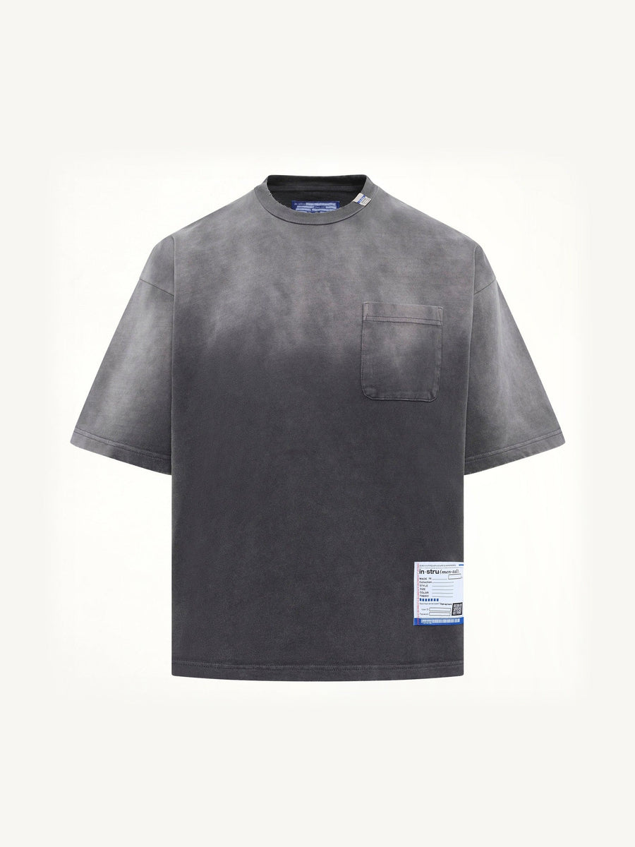 Instrumental Distressed SS T-Shirt in Black