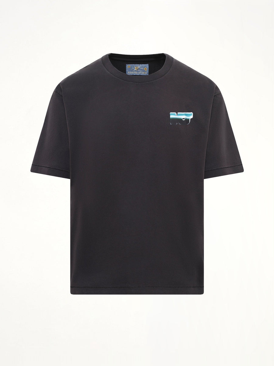 KS Chrome T-Shirt in Washed Black