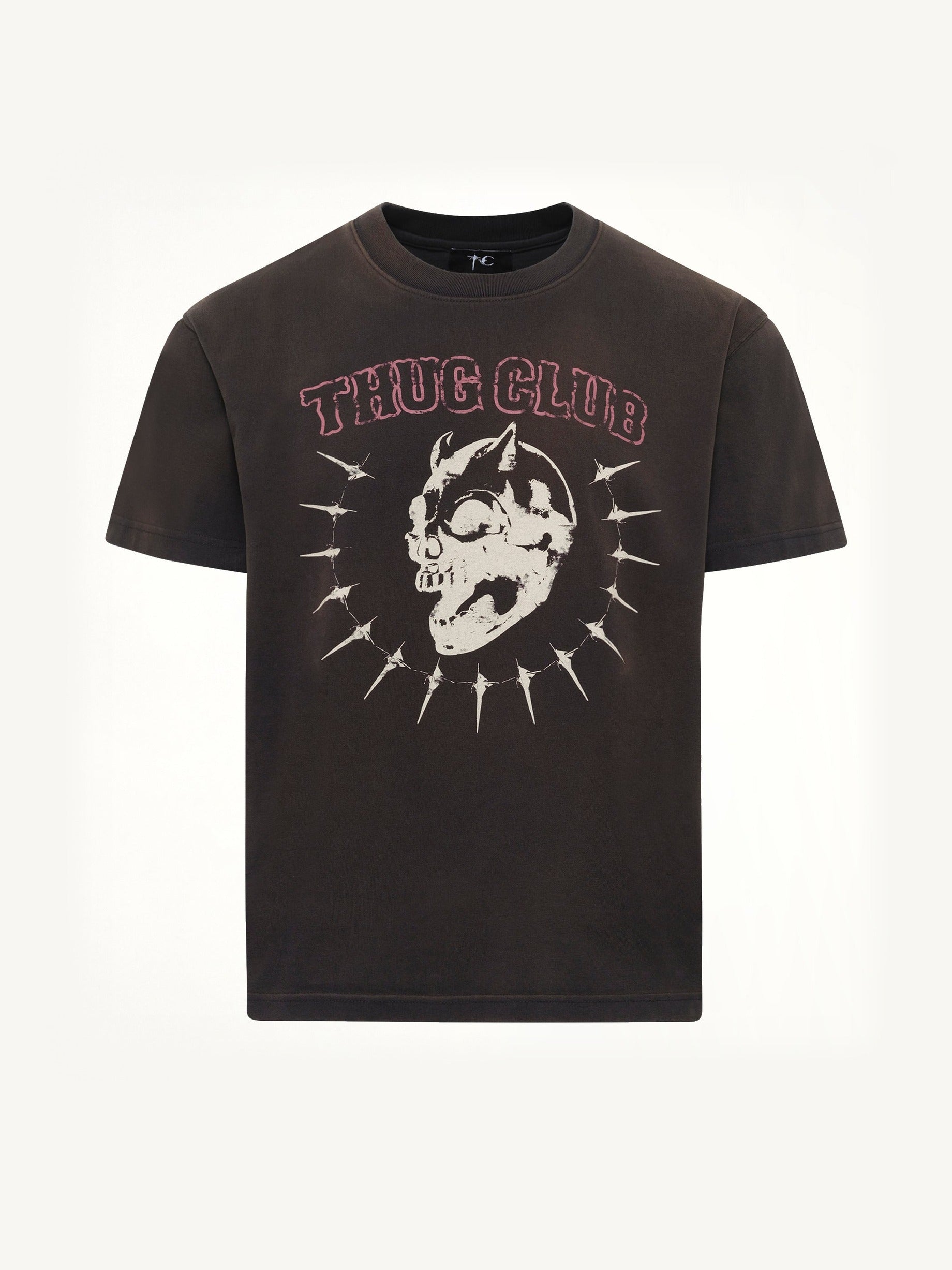 Vintage Riding Skull T-Shirt in Black