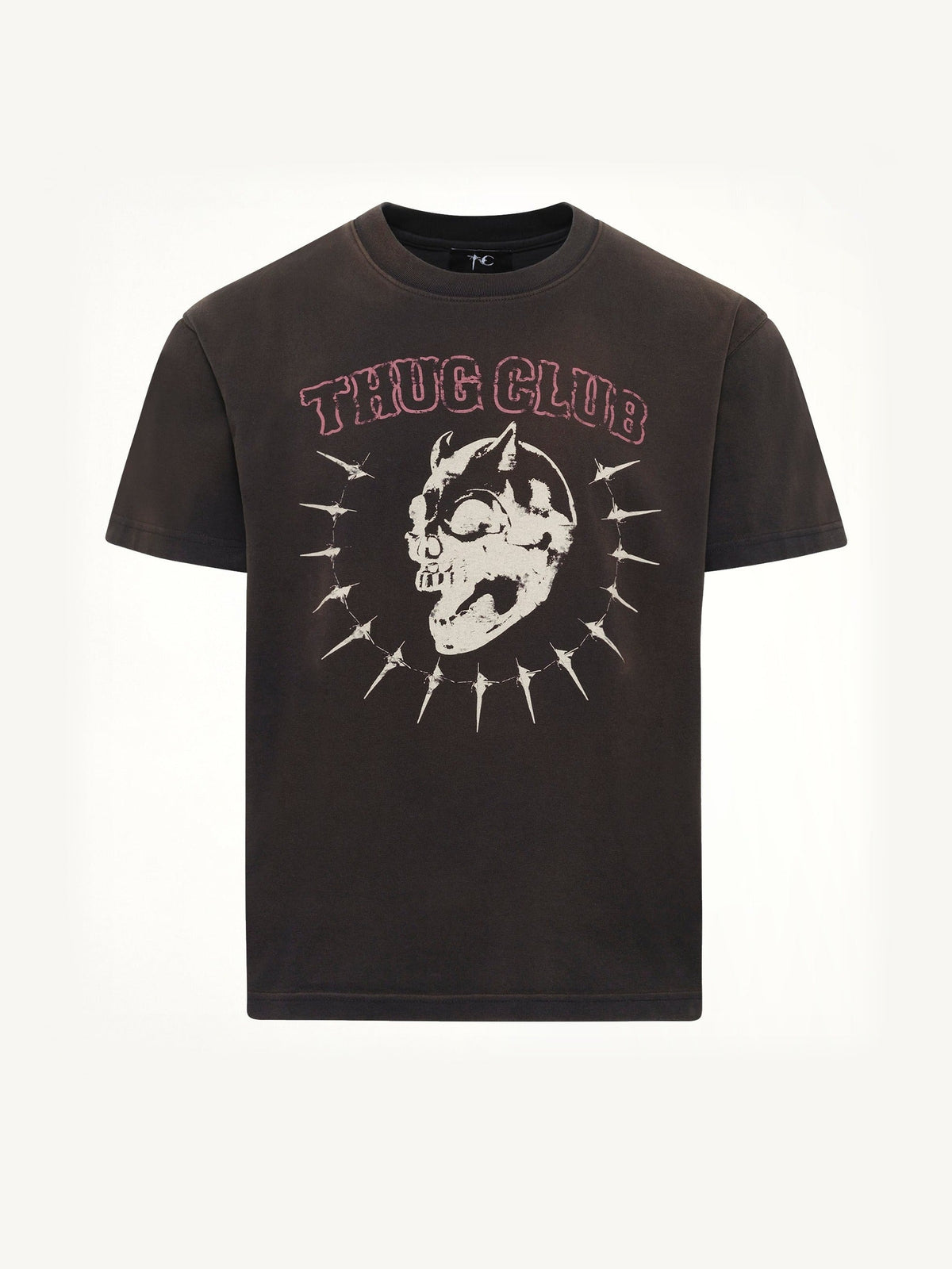 Vintage Riding Skull T-Shirt in Black