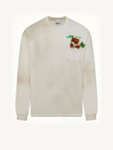L/S T-Shirt With My Workwear Bear  in White