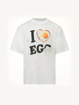 I Love Egg T-Shirt in White
