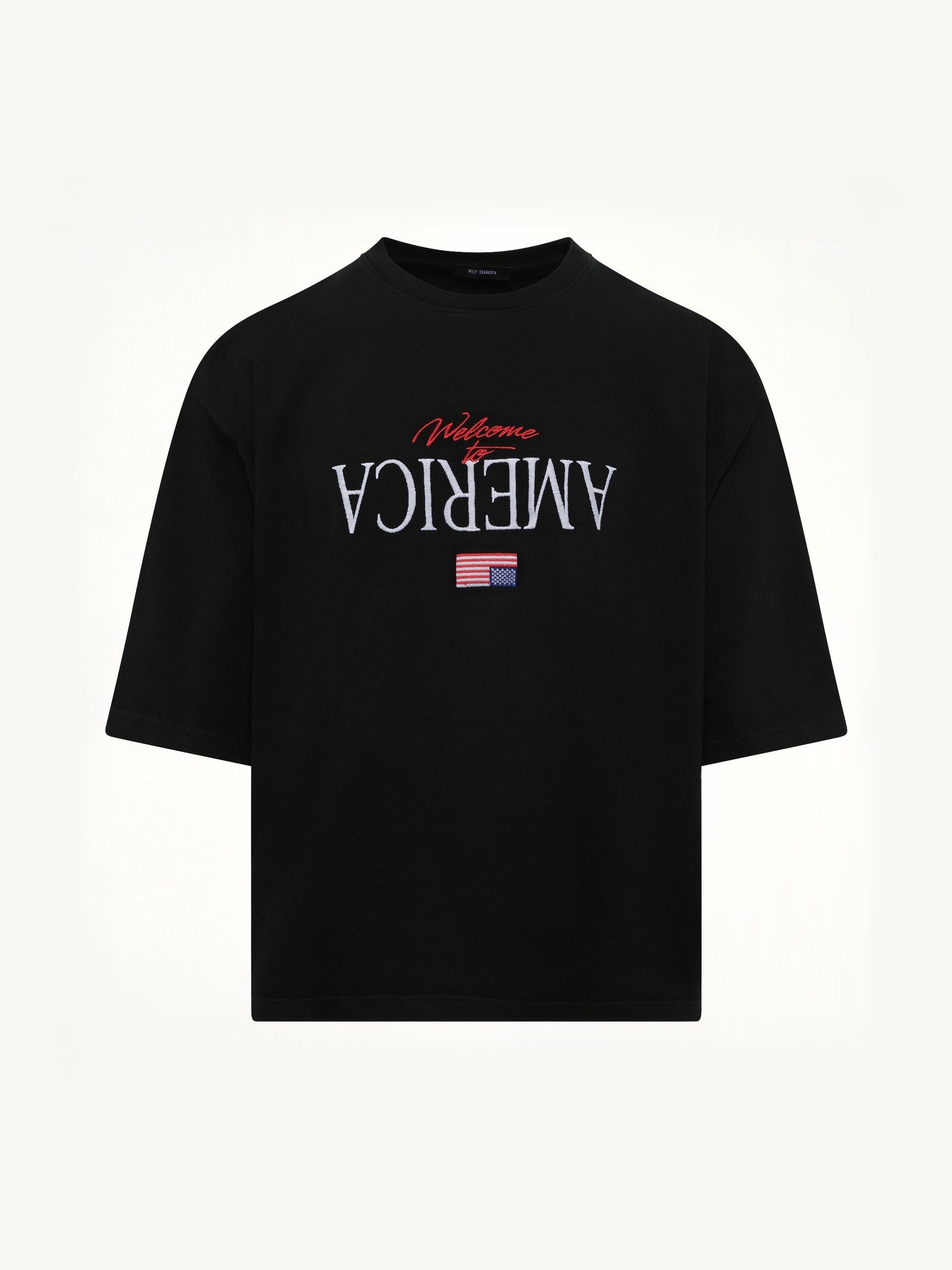 Welcome To America Buffalo T-Shirt in Black