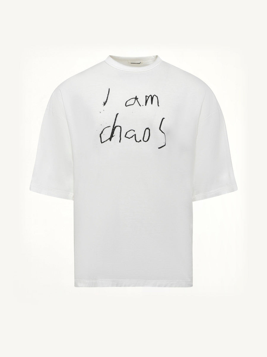 "I am Chaos" T-Shirt in Off White