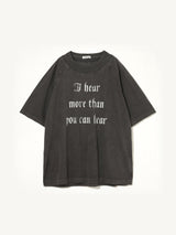 I Hear T-Shirt in Charcoal
