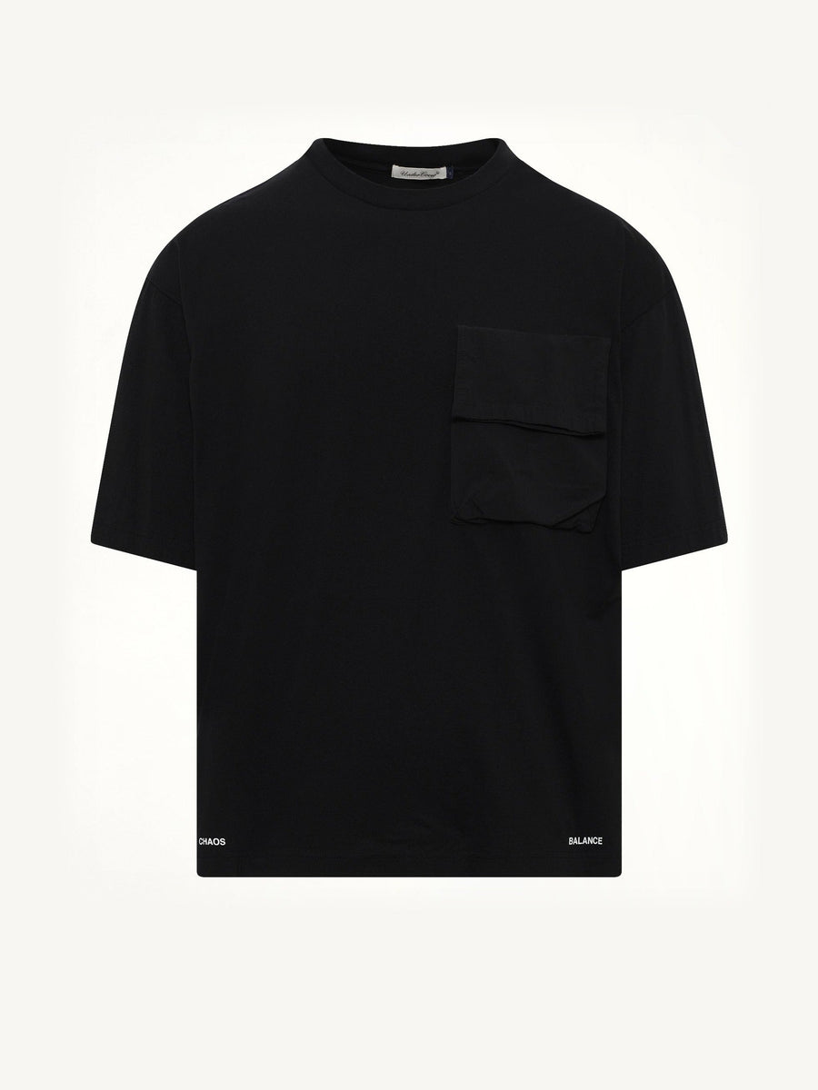 Chaos Balance Pocket T-Shirt in Black