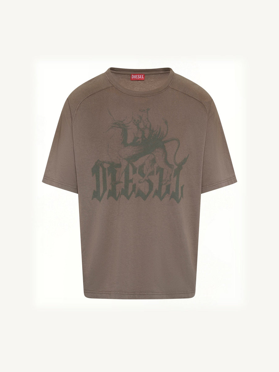 T-JUSSI-A T-Shirt in Brown