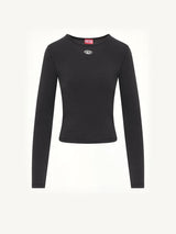 T-UNCUTIESLONG-LS-OD LS T-Shirt in Black