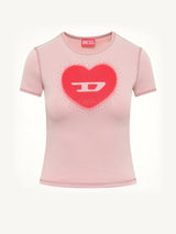 T-UNCUTIES-LONG-S5 T-Shirt in Pink