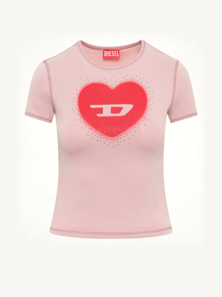 T-UNCUTIES-LONG-S5 T-Shirt in Pink
