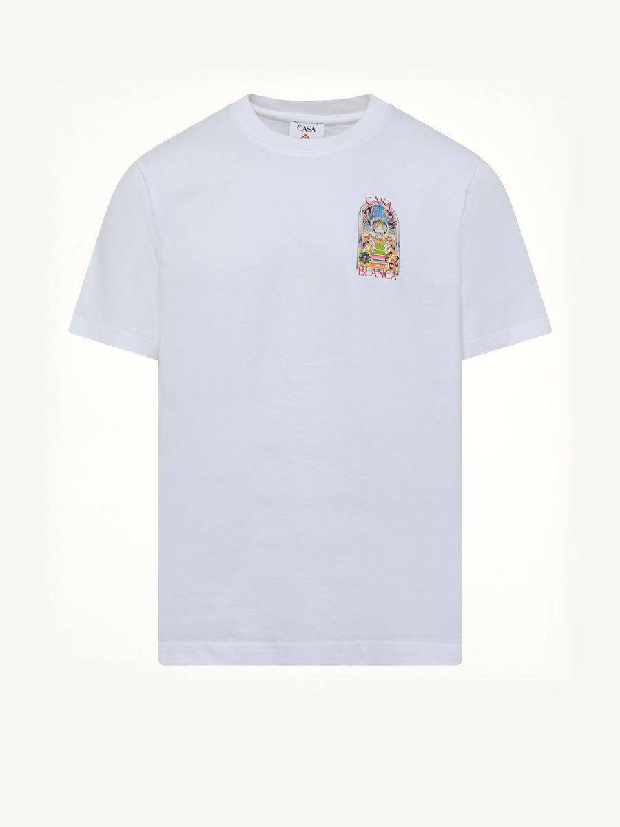 Casa Way Orchid Classic T-Shirt in White