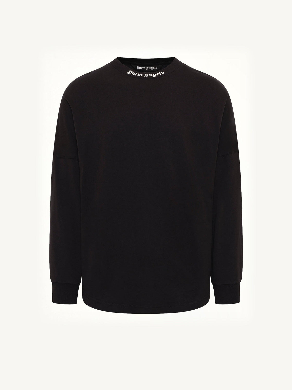 Classic Logo Over T-Shirt L/S in Black/Off White