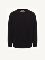 Classic Logo Over T-Shirt L/S in Black/Off White