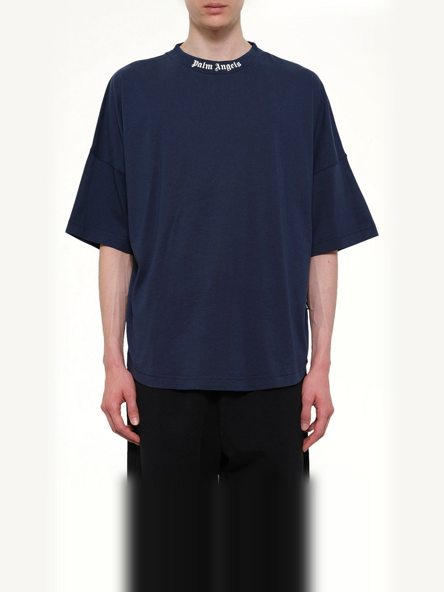 Classic Logo Over T-Shirt in Navy Blue