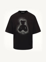 Spray Bear Over T-Shirt in Black/Dark Grey