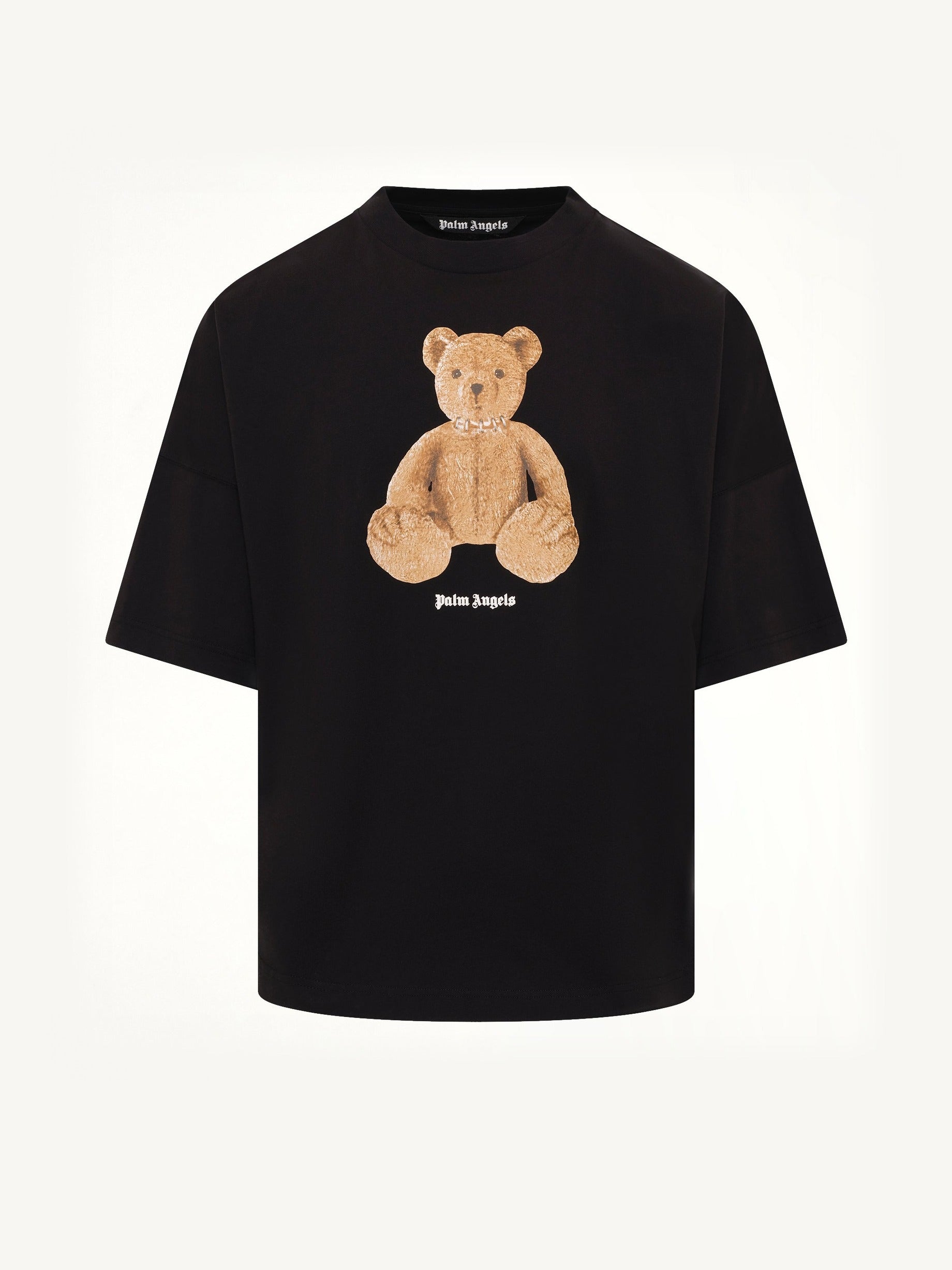 Bear Over T-Shirt in Black/Brown