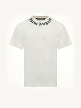 Neck Logo Regular T-Shirt in Off White/Black