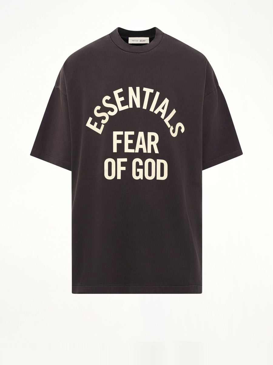 Campus 90's Short Sleeve T-Shirt in Faded Black