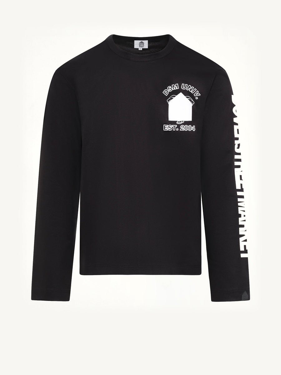 DSMU Long Sleeve T-Shirt in Black