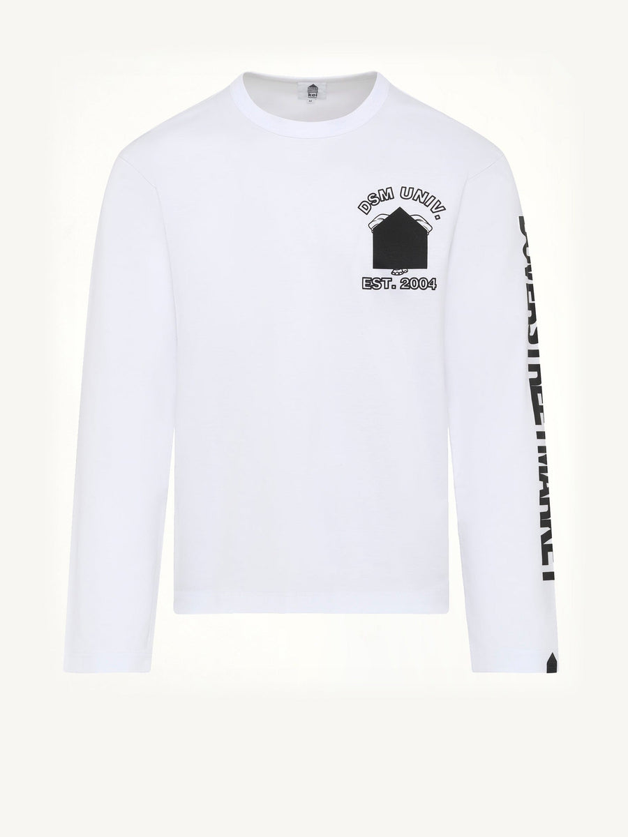 DSMU Long Sleeve T-Shirt in White