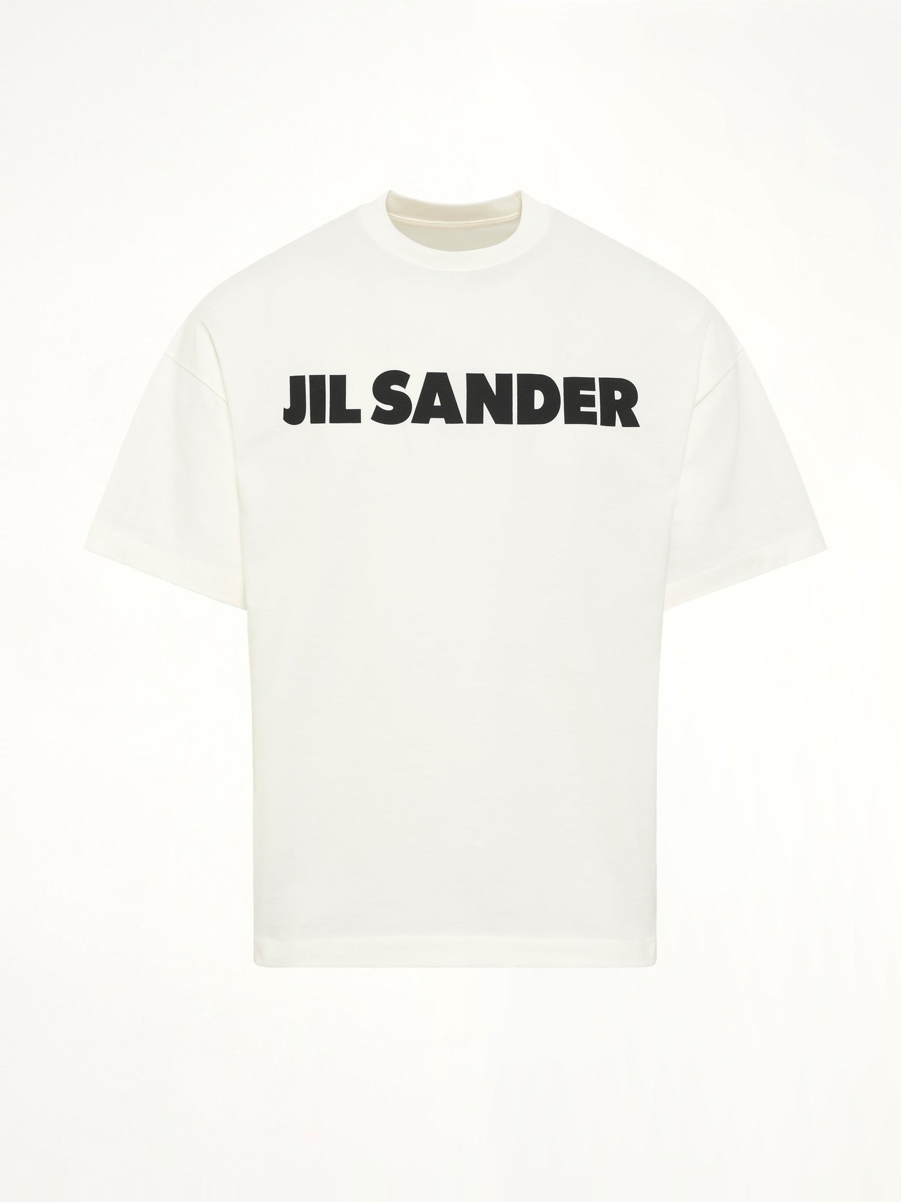 Crewneck Logo T-Shirt in Pocelain