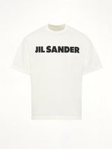 Crewneck Logo T-Shirt in Pocelain