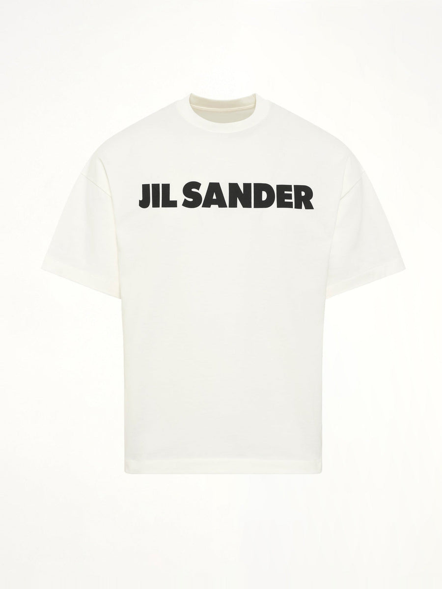 Crewneck Logo T-Shirt in Pocelain
